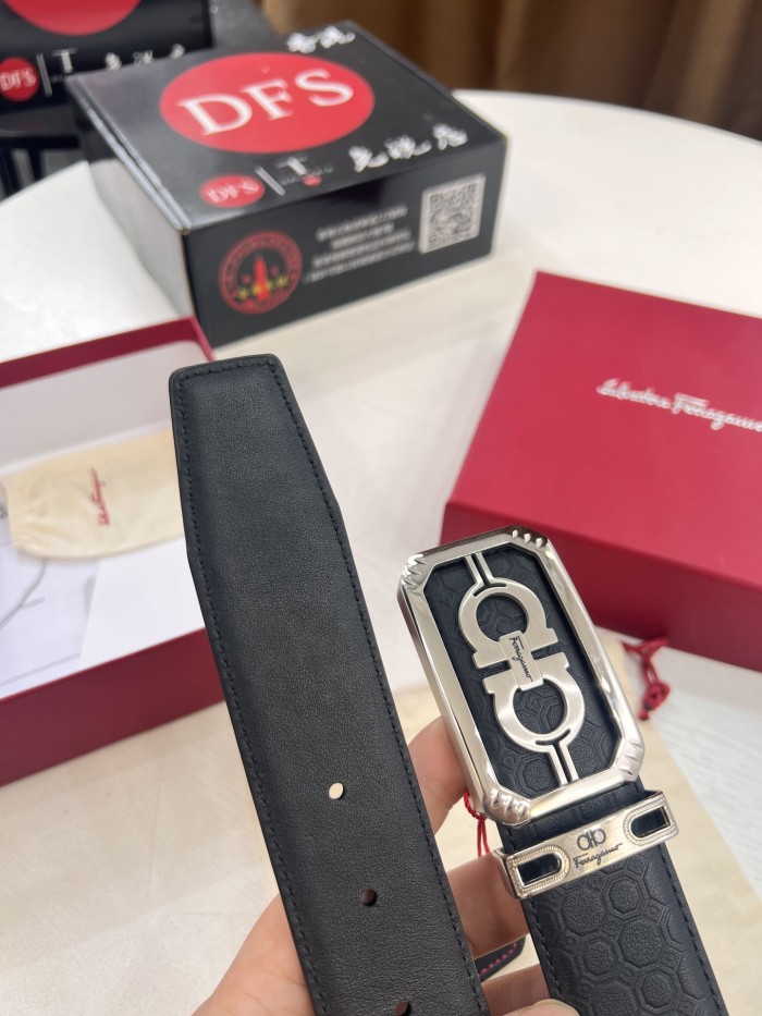 Streetwear Belt Ferragamo 321866 size:3.5cm