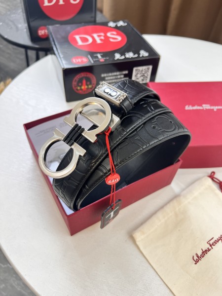 Streetwear Belt Ferragamo 321688 size:3.5cm