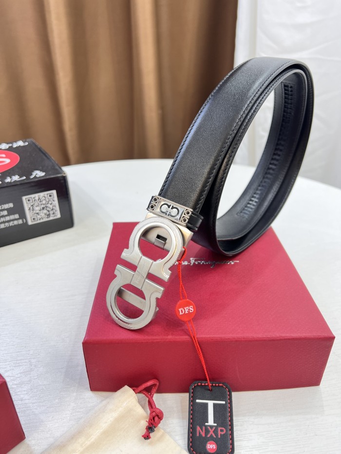 Streetwear Belt Ferragamo 321758 size:3.5cm