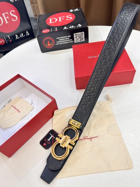 Streetwear Belt Ferragamo 321624 size:3.5cm