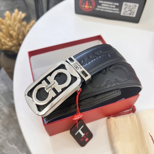 Streetwear Belt Ferragamo 321715 size:3.5cm