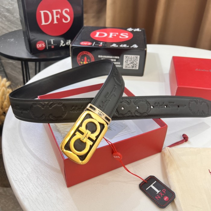 Streetwear Belt Ferragamo 321716 size:3.5cm