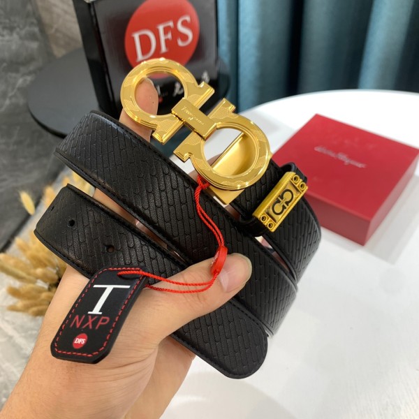 Streetwear Belt Ferragamo 321895 size:3.5cm