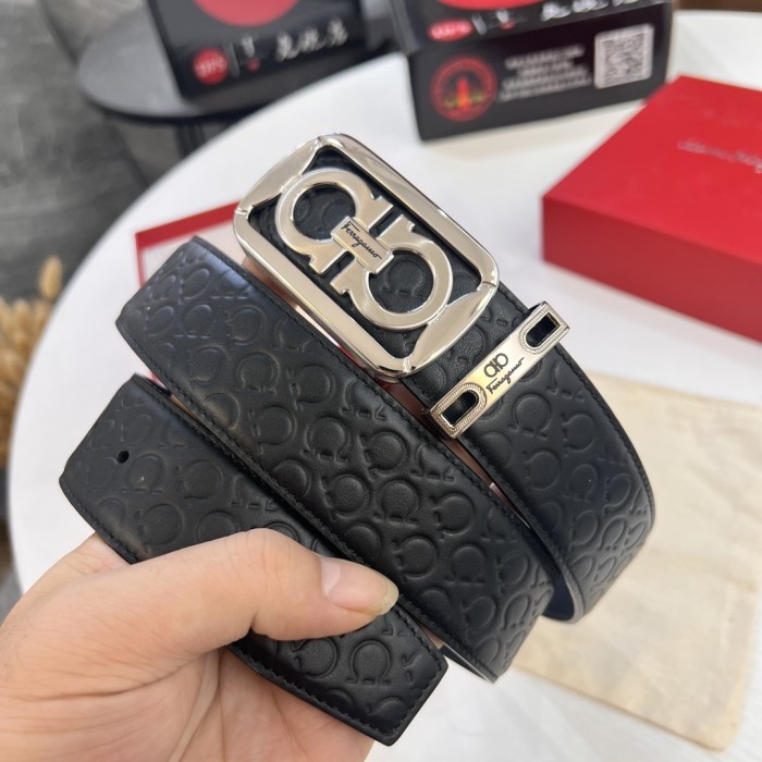Streetwear Belt Ferragamo 321898 size:3.5cm