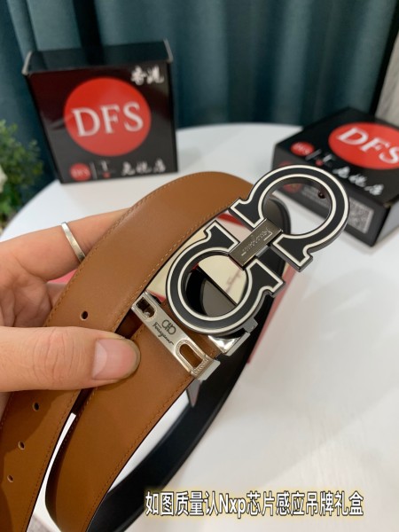 Streetwear Belt Ferragamo 321833 size:3.5cm