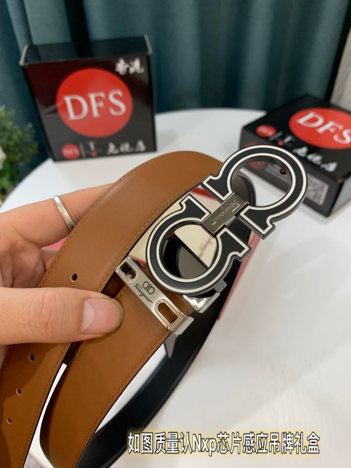 Streetwear Belt Ferragamo 321833 size:3.5cm