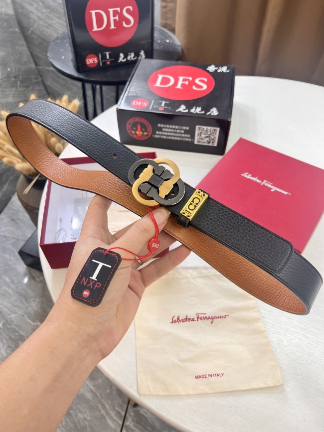 Streetwear Belt Ferragamo 321820 size:3.5cm