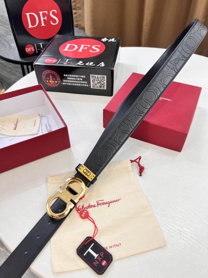 Streetwear Belt Ferragamo 321338 size:3.5cm