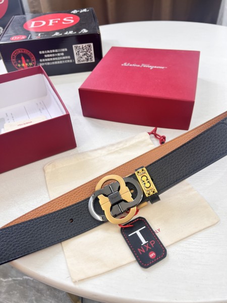 Streetwear Belt Ferragamo 321473 size:3.5cm