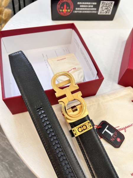 Streetwear Belt Ferragamo 321458 size:3.5cm