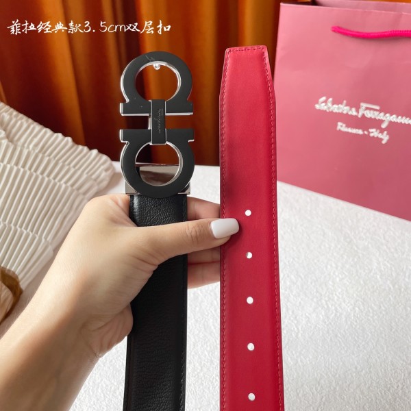 Streetwear Belt Ferragamo 321449 size:3.5cm