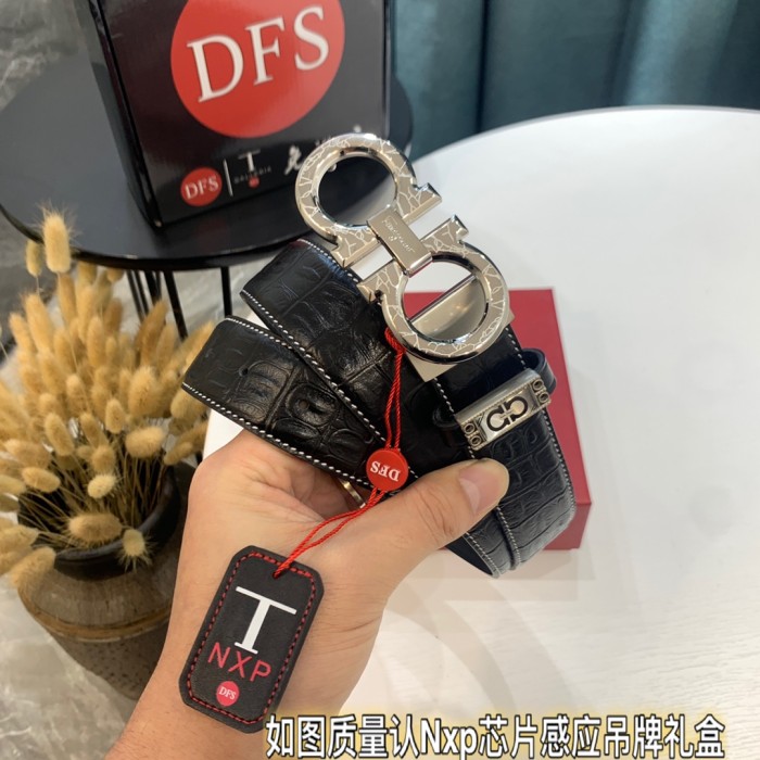 Streetwear Belt Ferragamo 321200 size:3.5cm