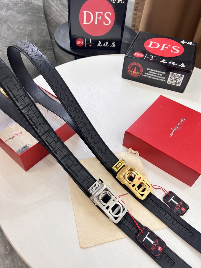 Streetwear Belt Ferragamo 321431 size:3.5cm