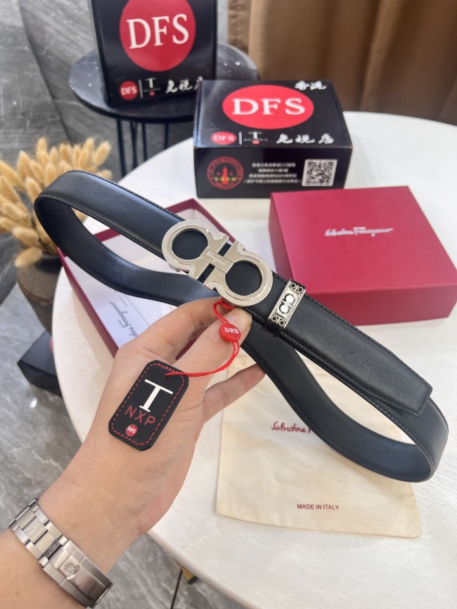 Streetwear Belt Ferragamo 321457 size:3.5cm