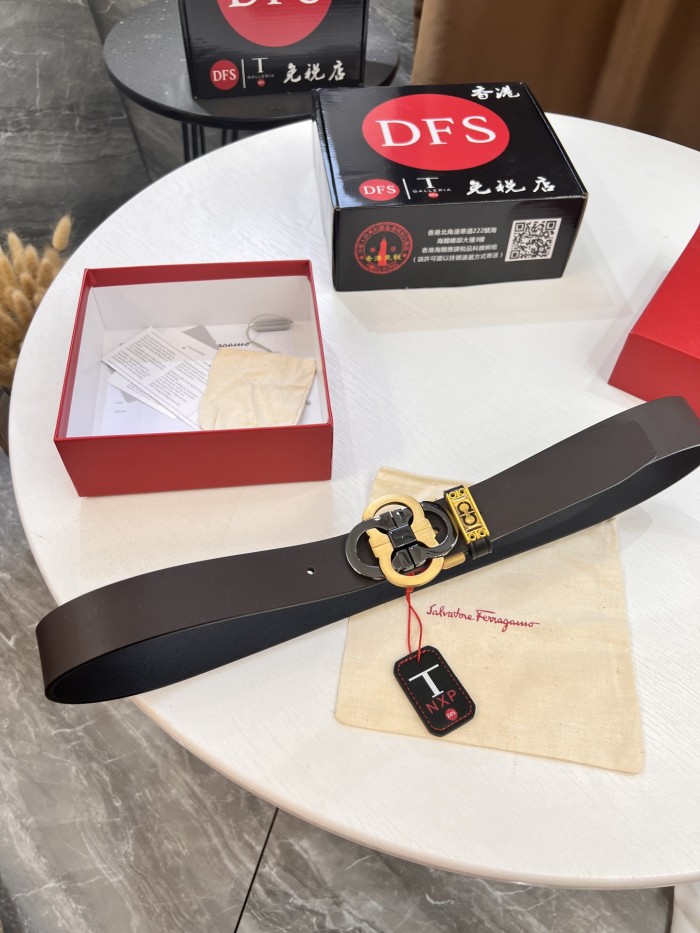 Streetwear Belt Ferragamo 321315 size:3.5cm