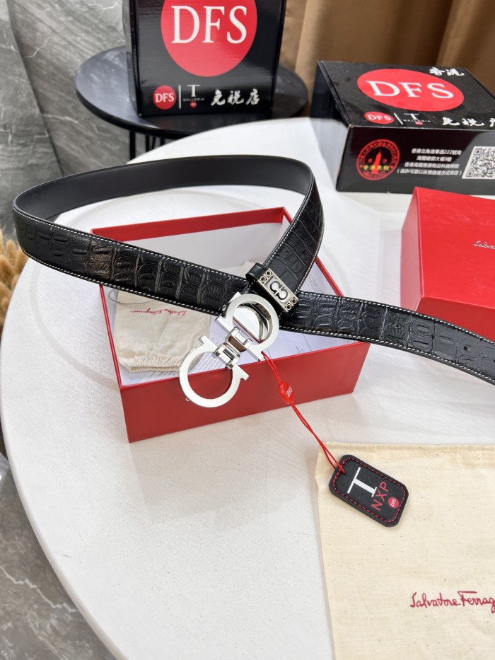 Streetwear Belt Ferragamo 321292 size:3.5cm