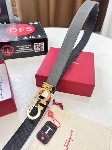 Streetwear Belt Ferragamo 321576 size:3.5cm