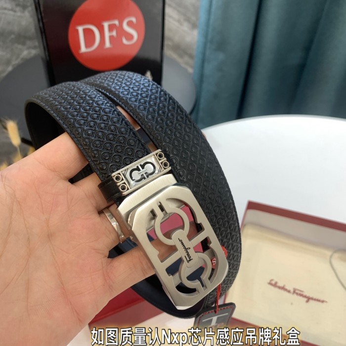 Streetwear Belt Ferragamo 321398 size:3.5cm