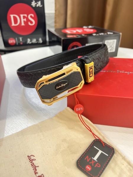 Streetwear Belt Ferragamo 321297 size:3.5cm