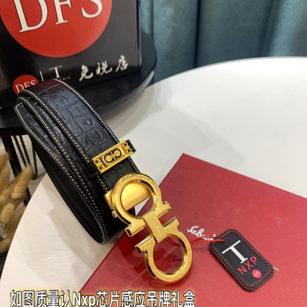 Streetwear Belt Ferragamo 321201 size:3.5cm