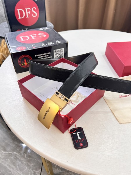 Streetwear Belt Ferragamo 321585 size:3.5cm