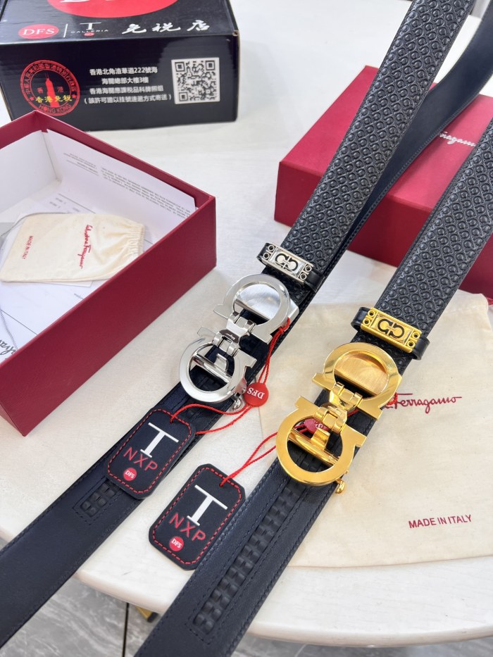 Streetwear Belt Ferragamo 321503 size:3.5cm