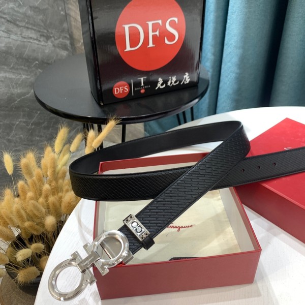 Streetwear Belt Ferragamo 321196 size:3.5cm