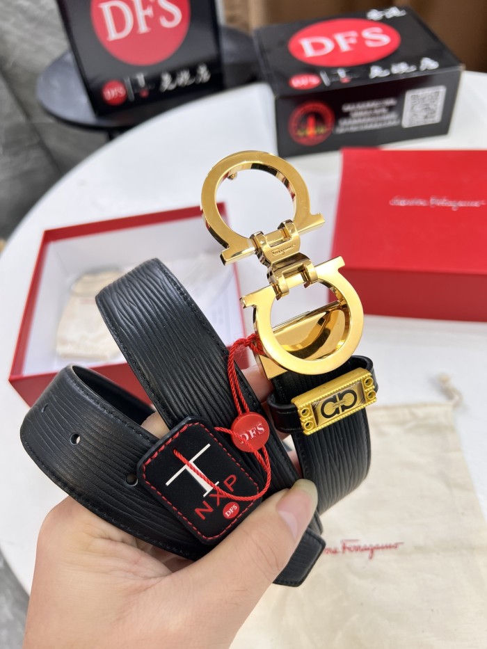 Streetwear Belt Ferragamo 321581 size:3.5cm