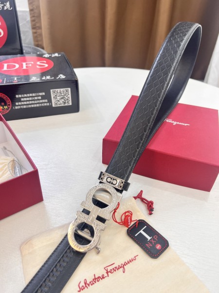 Streetwear Belt Ferragamo 321462 size:3.5cm