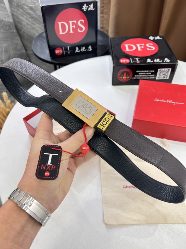 Streetwear Belt Ferragamo 321287 size:3.5cm