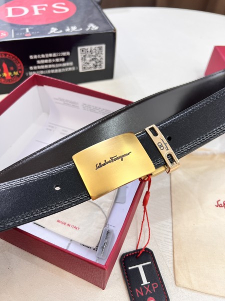 Streetwear Belt Ferragamo 321585 size:3.5cm