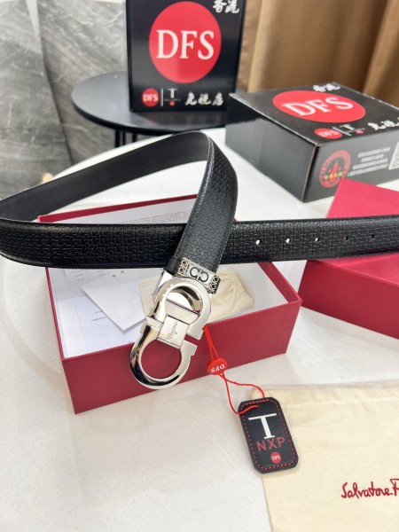Streetwear Belt Ferragamo 321437 size:3.5cm
