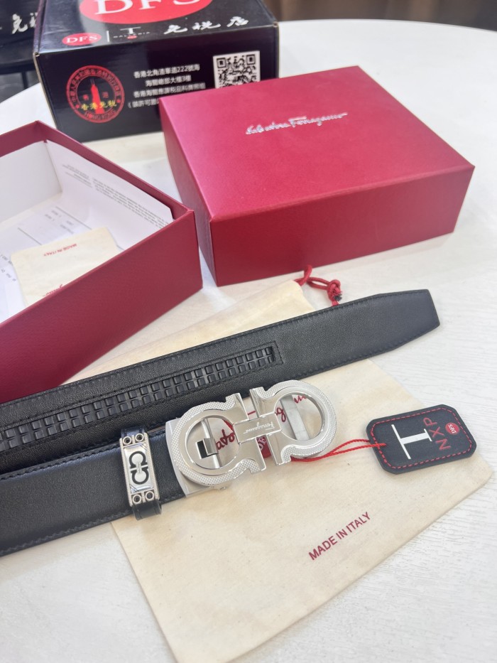 Streetwear Belt Ferragamo 321457 size:3.5cm