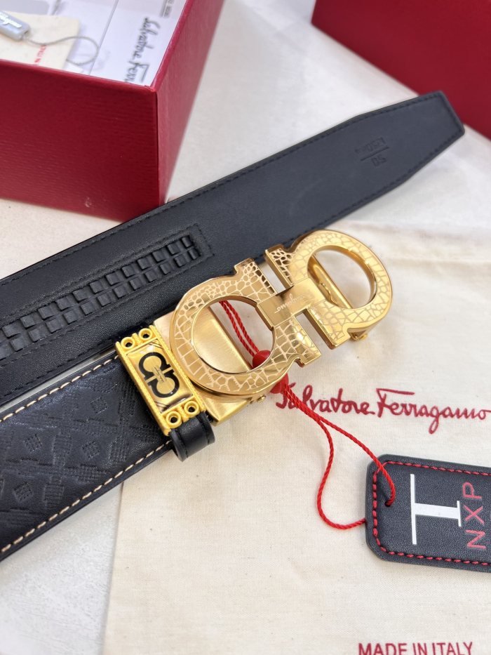 Streetwear Belt Ferragamo 321543 size:3.5cm