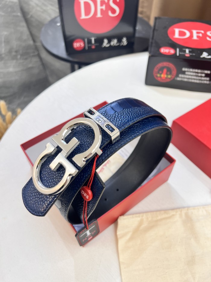 Streetwear Belt Ferragamo 321557 size:3.5cm