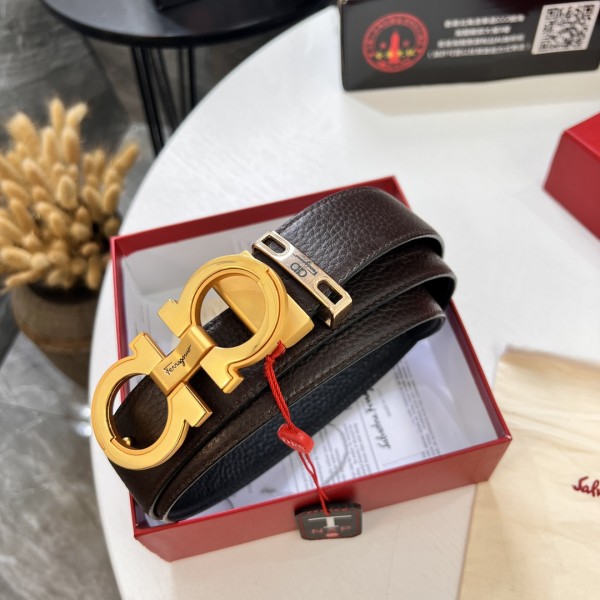 Streetwear Belt Ferragamo 321334 size:3.5cm