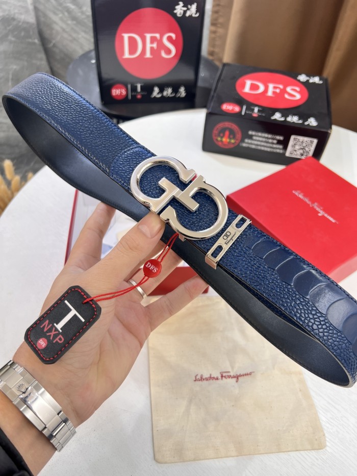 Streetwear Belt Ferragamo 321557 size:3.5cm