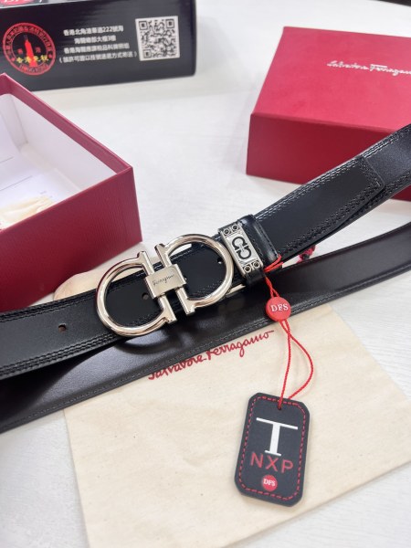 Streetwear Belt Ferragamo 321467 size:3.5cm