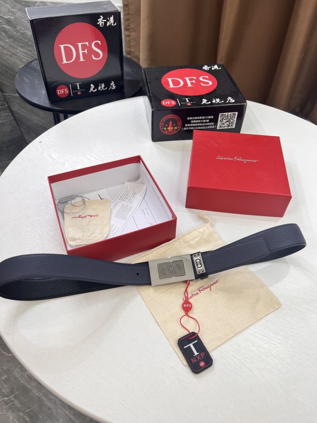 Streetwear Belt Ferragamo 321288 size:3.5cm