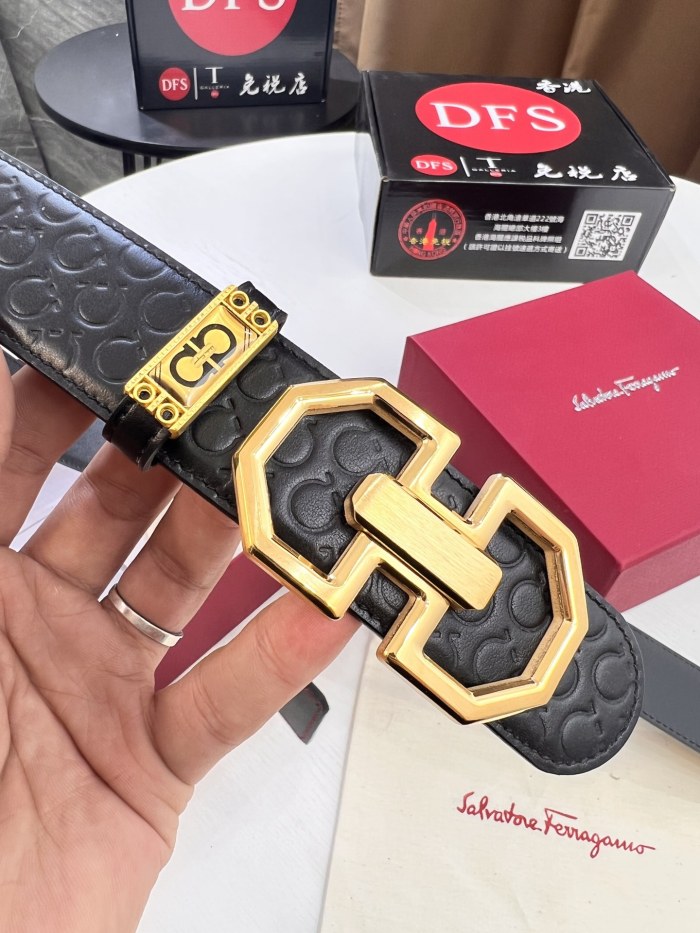 Streetwear Belt Ferragamo 321229 size:3.5cm