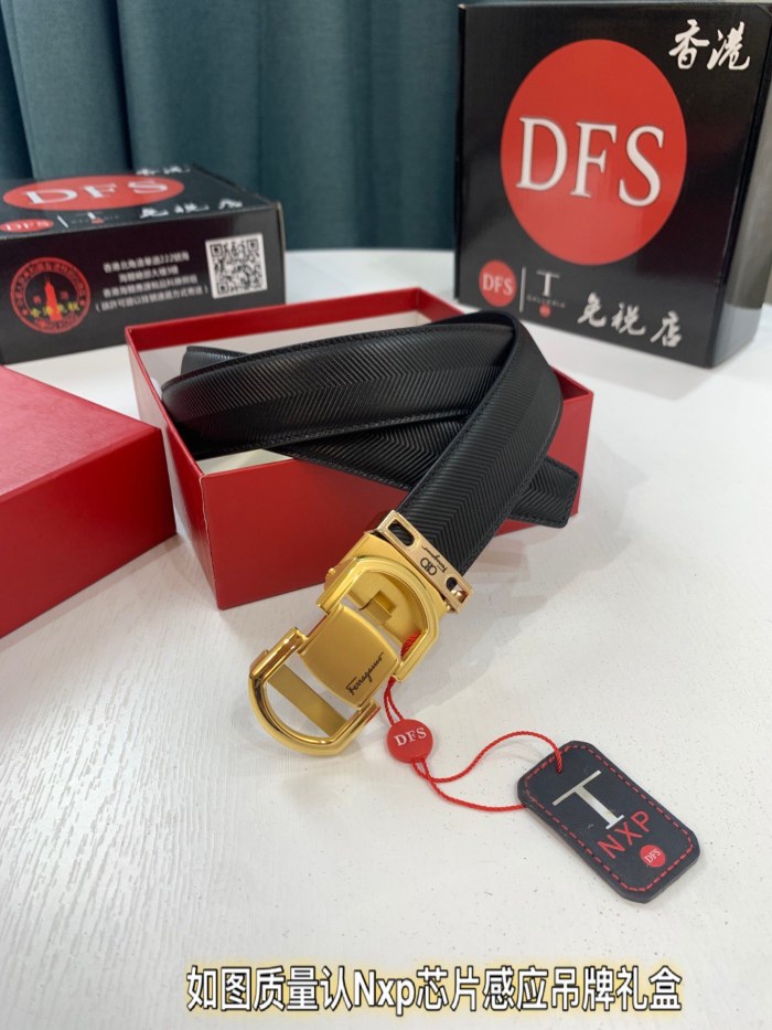 Streetwear Belt Ferragamo 321381 size:3.5cm