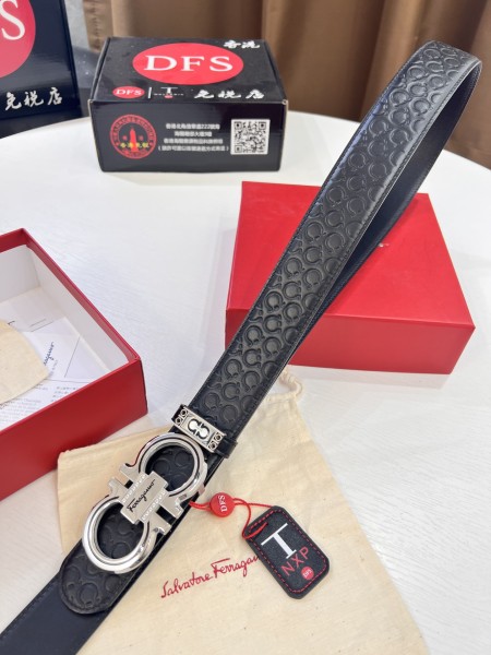 Streetwear Belt Ferragamo 321357 size:3.5cm