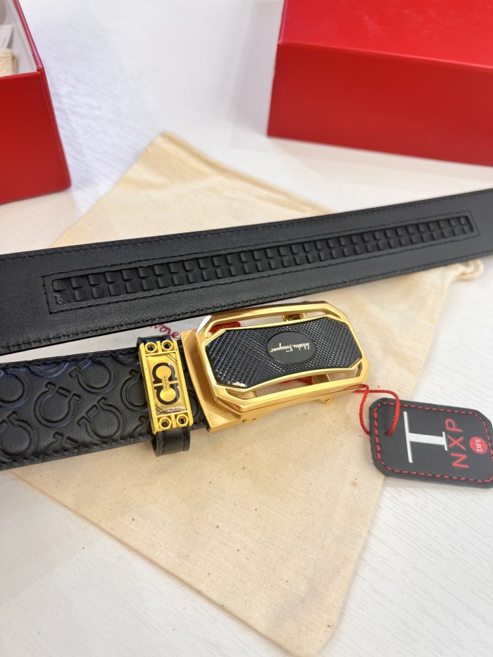Streetwear Belt Ferragamo 321298 size:3.5cm