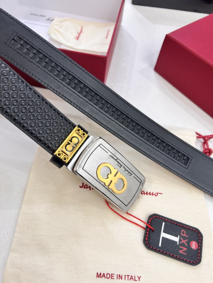Streetwear Belt Ferragamo 321547 size:3.5cm
