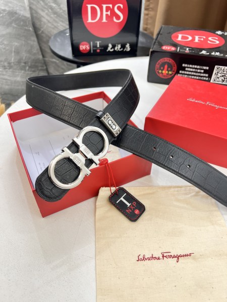 Streetwear Belt Ferragamo 321407 size:3.5cm