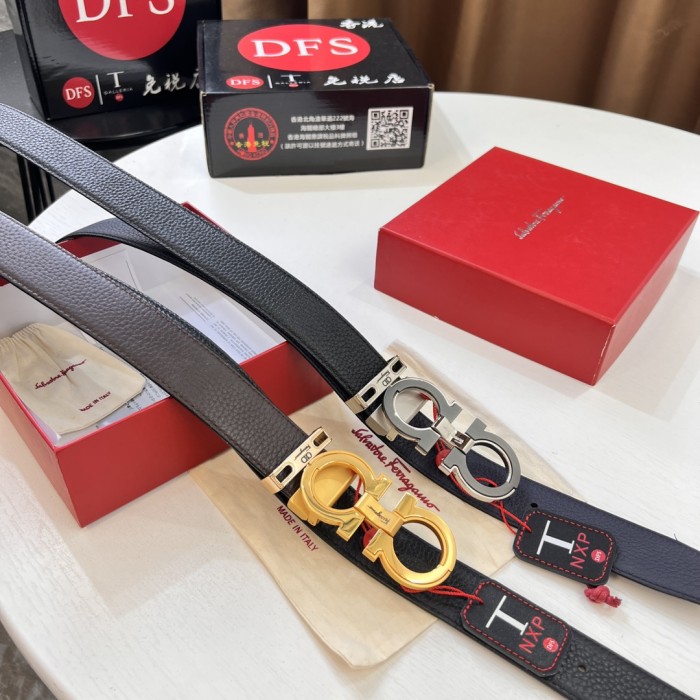 Streetwear Belt Ferragamo 321334 size:3.5cm