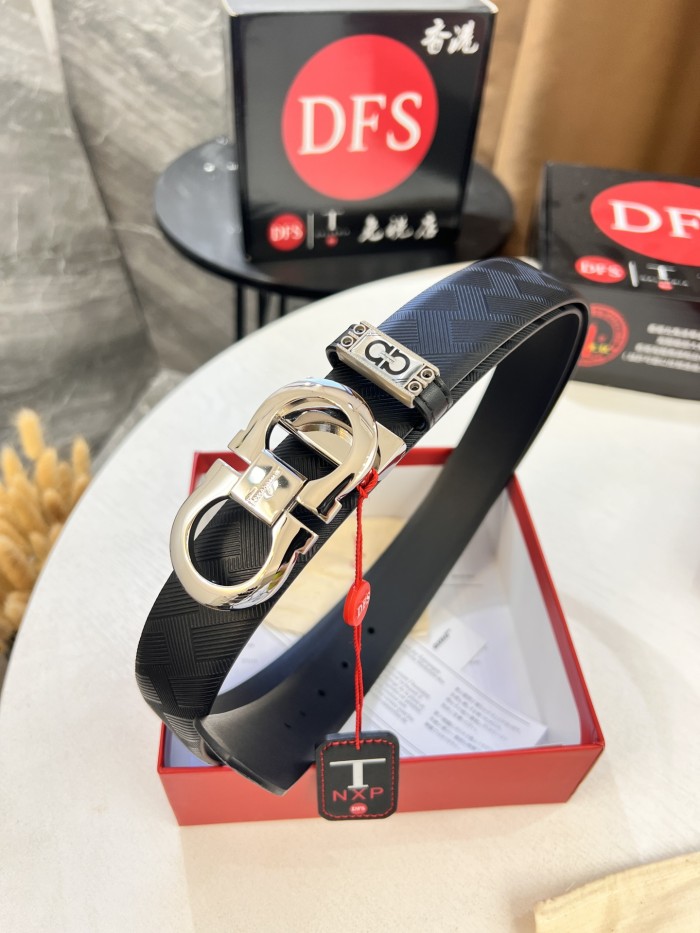 Streetwear Belt Ferragamo 321204 size:3.5cm