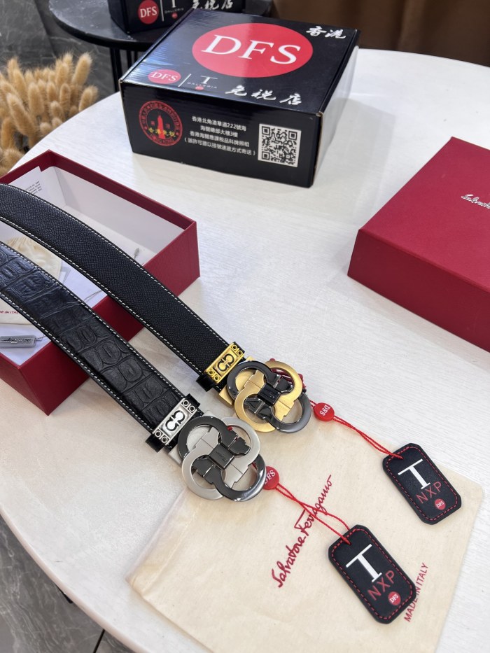 Streetwear Belt Ferragamo 321508 size:3.5cm