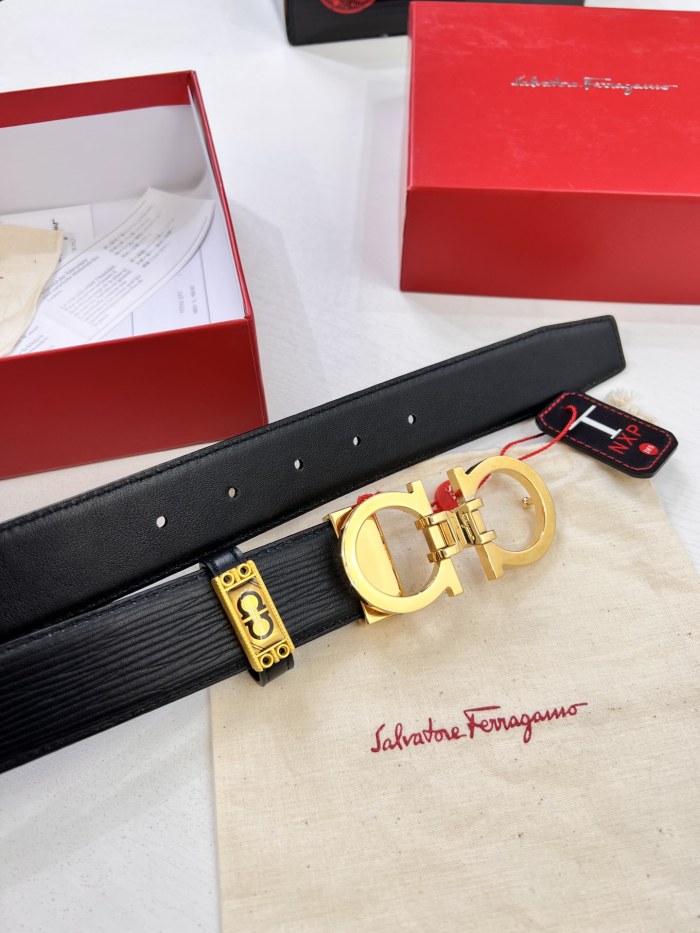 Streetwear Belt Ferragamo 321581 size:3.5cm
