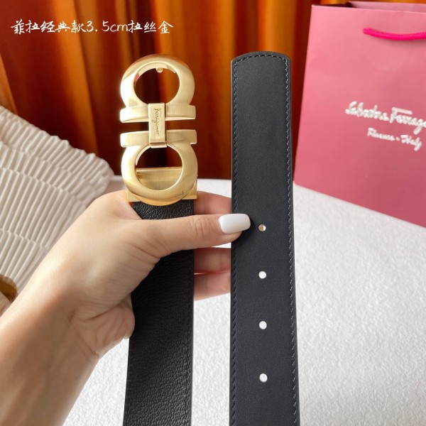 Streetwear Belt Ferragamo 321446 size:3.5cm